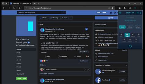 New extension for Windows 10 Edge browser brings dark theme to web pages