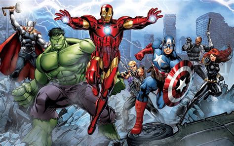 1680x1050 Resolution Marvel's Avengers Assemble Comic 1680x1050 ...