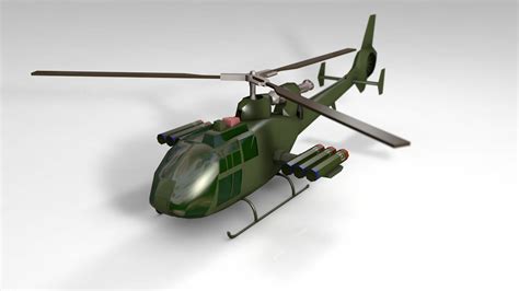 3D model military gazelle helicopter - TurboSquid 1370803