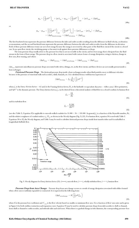 Moody diagram, friction factor - Big Chemical Encyclopedia