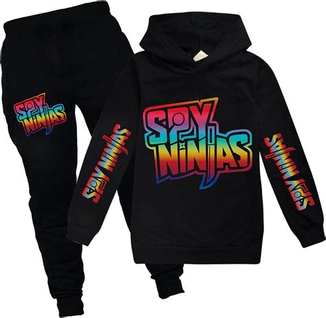 SPY NINJAS Hoodie for Boys Girls Kids Game Hooded Childrens Gamers ...