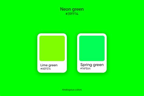 Neon Green Color: Codes, Meaning and Matching Colors - Picsart Blog