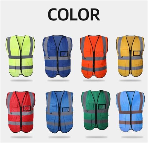 Reflective Clothes Construction Safety Vest Sanitation Traffic ...