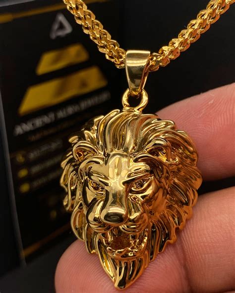 Lion Pendant and Chain for men - ayanawebzine.com