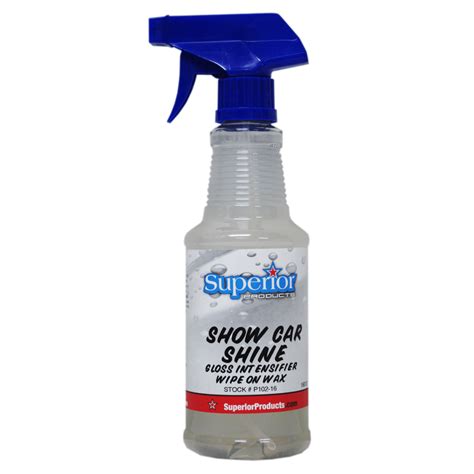 Show Car Shine - Wax & Spray - Superior Products