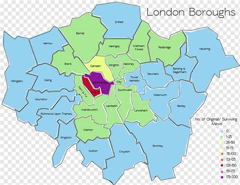 Administrative And Political Map Of Inner London, Statistical ...