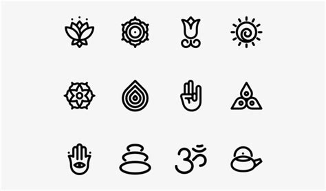 Namaste Symbol Transparent - Free Yoga Icons - 560x480 PNG Download ...