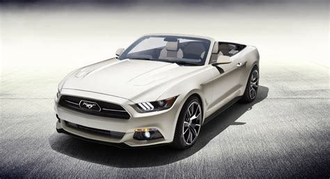 Only Drop-Top 2015 Ford Mustang 50th Anniversary Will Be Raffled for ...