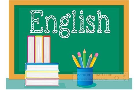 English Book Clipart