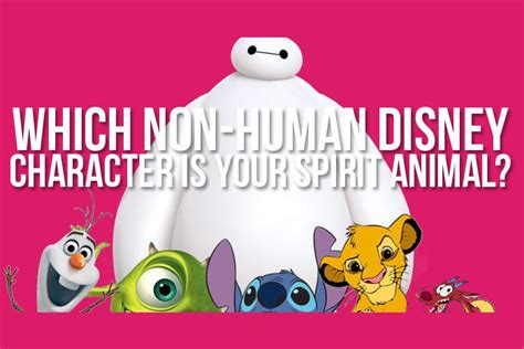 Which Non-Human Disney Character Is Your Spirit Animal?