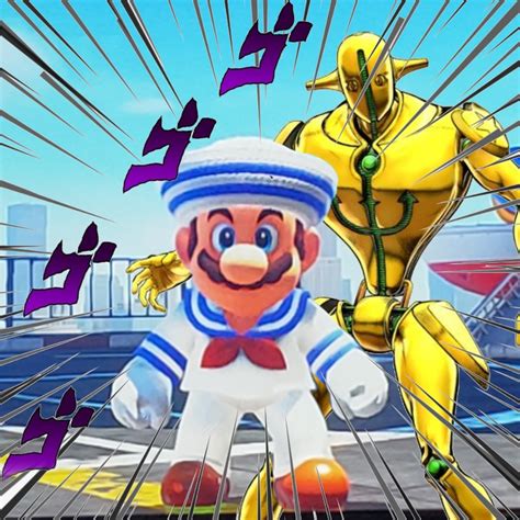 Cant believe they put a jojo outfit in mario : r/ShitPostCrusaders