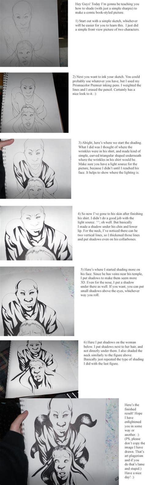 Comic Book Shading Tutorial by glochma on DeviantArt