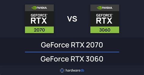 RTX 3060 vs RTX 2070: A Detailed Comparison