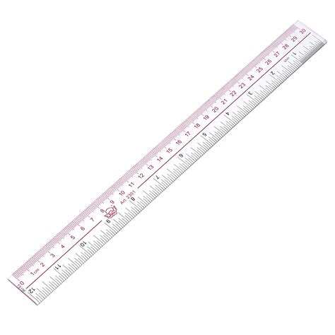 Straight Ruler 30cm 12 Inch Metric Double Scale Measuring Tool Plastic ...