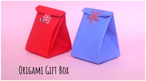 Easy Origami Gift Box Tutorial Step by Step