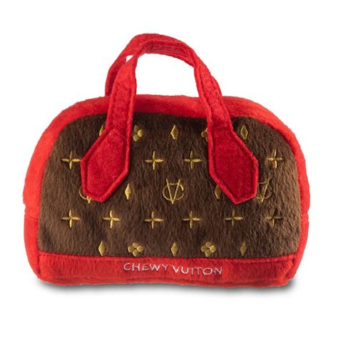 Chewy Vuitton Bag - Dog Toy - 2 Sizes – Canine Styles