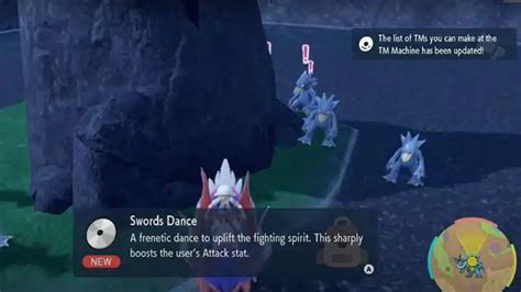 Pokémon Scarlet and Violet: How to Craft TM 088 Swords Dance