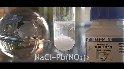 Lead Nitrate + Sodium Chloride Gives at Joseph Fife blog