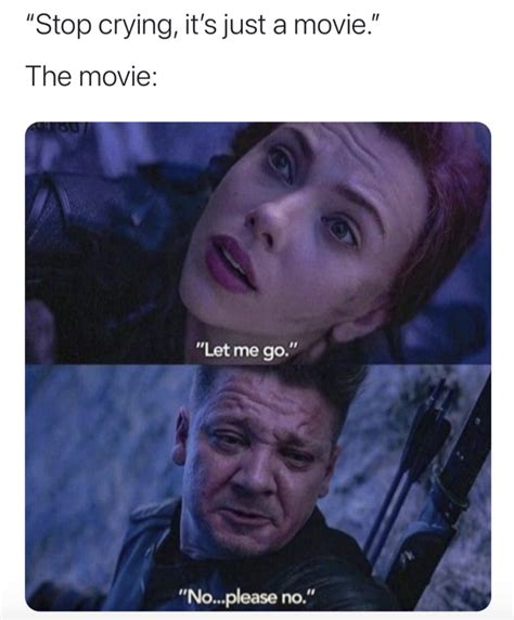 These "Stop Crying It's Just A Movie" Memes Will Make You Tear Up - A ...