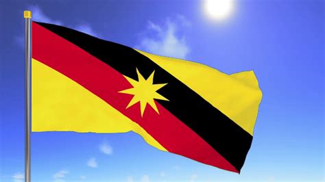 Flag of State of Sarawak (Negeri Sarawak) - YouTube