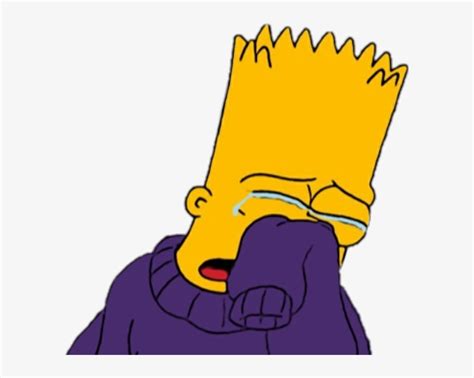 Bart Simpson Crying Drawing