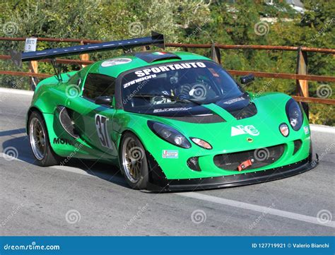 Lotus Exige Race Car during the Race. Editorial Photo - Image of fiat ...