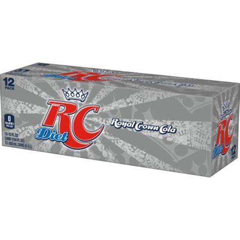 RC Cola Diet Soda Cans Limits May Apply, 12 cans / 12 fl oz - Kroger