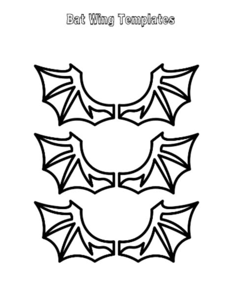 Free Printable Bat Template Stencil for Halloween Crafts ⋆ Love Our ...