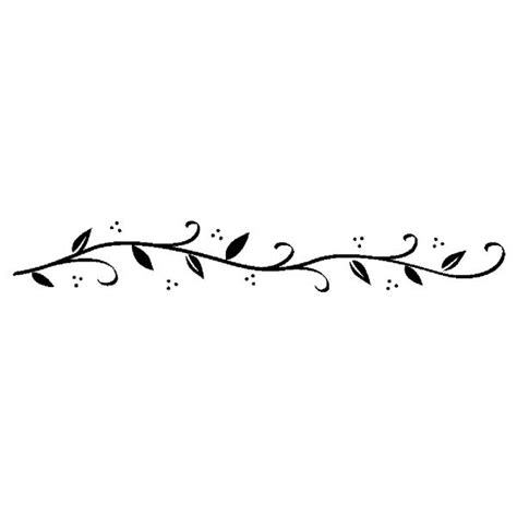 Border Stencil 5"X16"-On The Vine | Floral logo design, Stencils ...