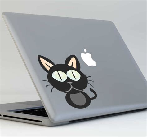 Cat Laptop Sticker - TenStickers