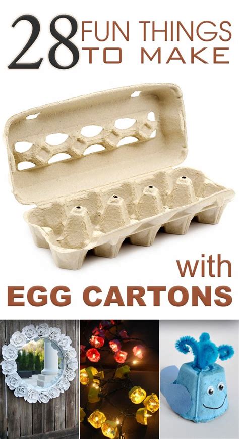 25+ Fun Things to Make with Egg Cartons | Забавные поделки, Поделки ...