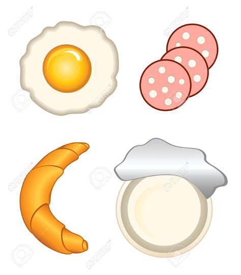 White sausage breakfast clipart - Clipground