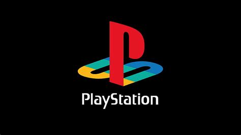 HD wallpaper: PlayStation logo, video games, simple background, black ...