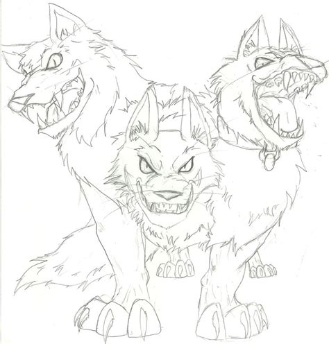 Cerberus Sketch by Soldier-Ina on DeviantArt