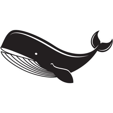 Big whale silhouette | Whale silhouette, Big whale, Whale