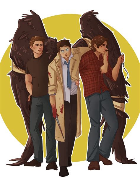 if inconvenient | Supernatural drawings, Supernatural destiel ...