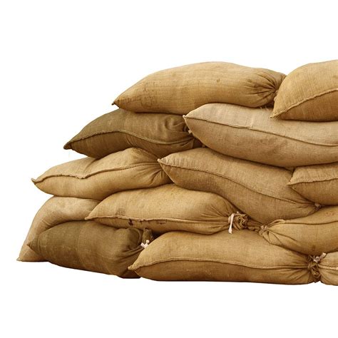 Sandbaggy Burlap Sand Bag - Size: 14" x 26" - Sandbags 50lb Weight ...