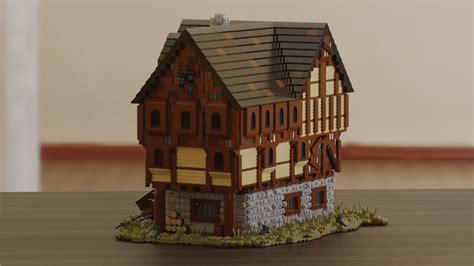 LEGO® MOC Medieval House #3 (Tavern) | PDF instructions (NO PARTS)