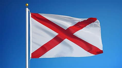 Alabama State Flag - WorldAtlas.com