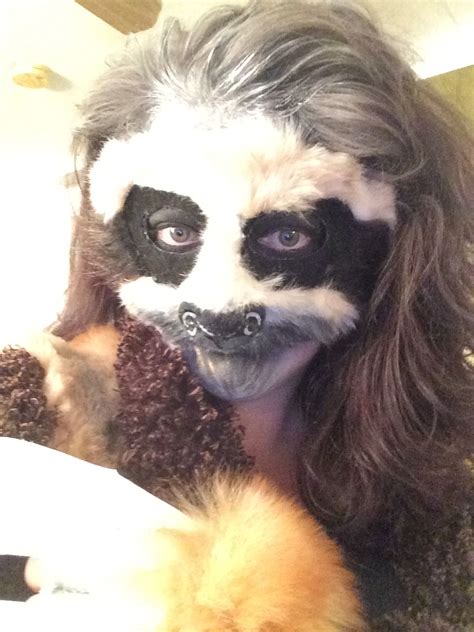 Pin by Charity Hughes on Sloth costume | Halloween face makeup, Face ...