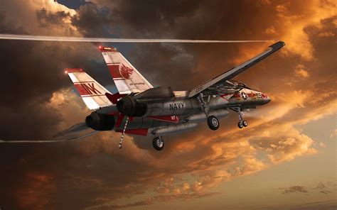 Download Military Grumman F-14 Tomcat HD Wallpaper