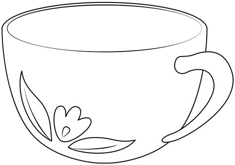 Teacup Printable Template | Free Printable Papercraft Templates