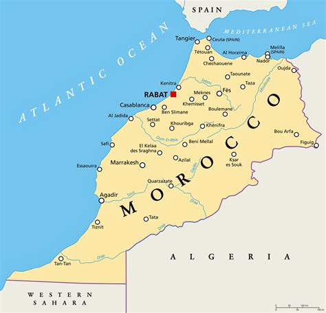 Map Of Morocco: Offline Map And Detailed Map Of Morocco, 43% OFF