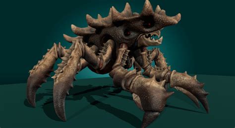 Giant Crab Monster in Characters - UE Marketplace