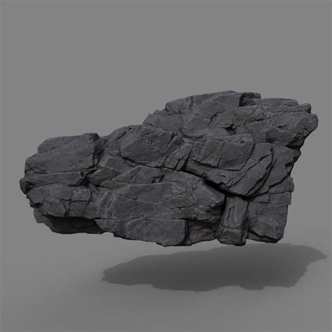 ArtStation - Low Poly Black Cliff Face 221208 - Ultra HD 16K Texture ...