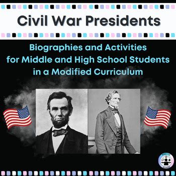 Civil War Presidents- Biographies and Activities by Monster Access