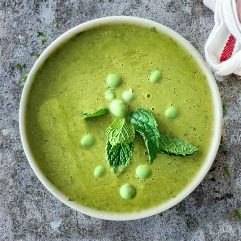 Split Pea & Green Pea Soup {4 ingredients, Vegan} | power hungry