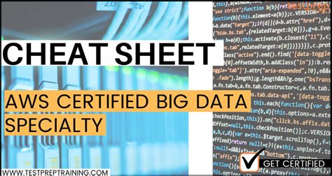 AWS Certified Big Data Specialty Cheat Sheet - Blog