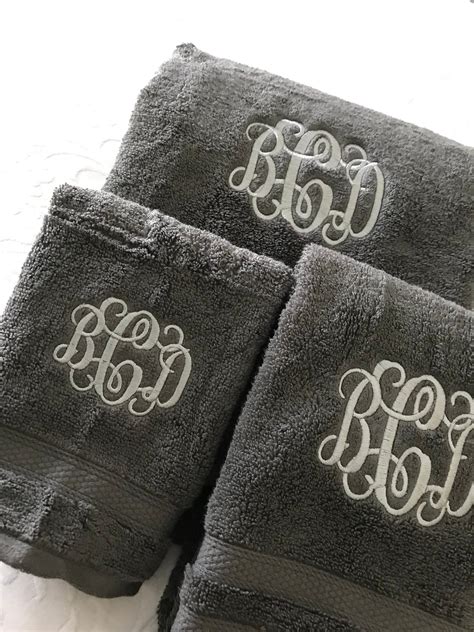 Monogrammed Towels