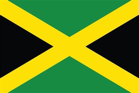 Vector of Jamaican flag. | Jamaican flag, Irish flag, Flag